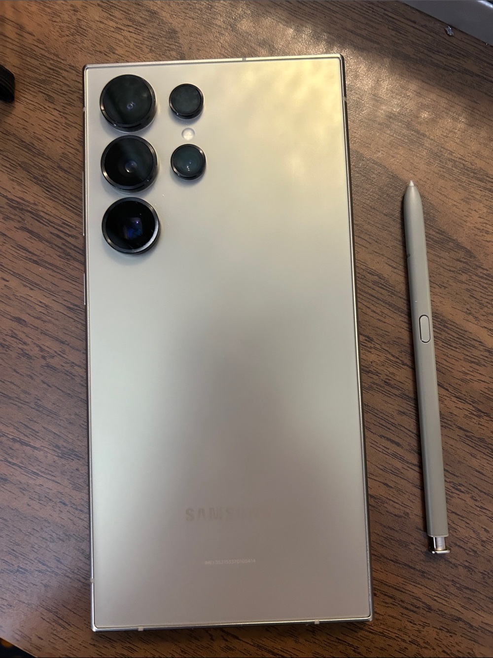 Samsung Galaxy S24 Ultra in Silver Metallic with Silver S Pen